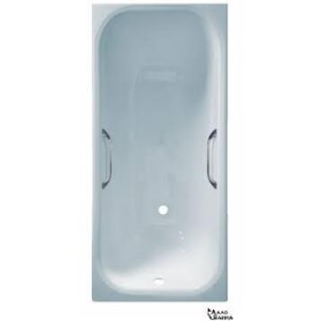 ТД Универсал «Ностальжи» ванна чугунная с ручками белая 1500х700, ножки