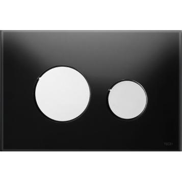 TECE 9.240.656 LOOP кнопка для унитаза, черное стекло / хром
