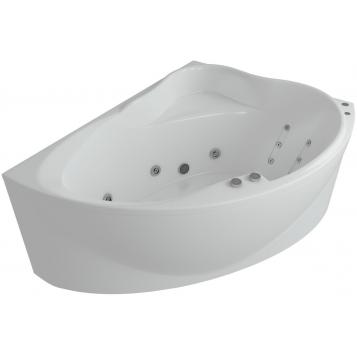 AQUATEK  Альтаир 160x120 ванна акриловая, асимметричная, правая + каркас + сифон