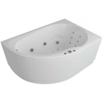 AQUATEK Вирго 150х100 ванна акриловая, асимметричная, правая + каркас + сифон