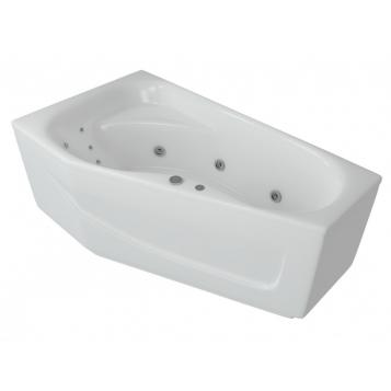 AQUATEK Медея 170х95 ванна акриловая, асимметричная, левая + каркас + сифон