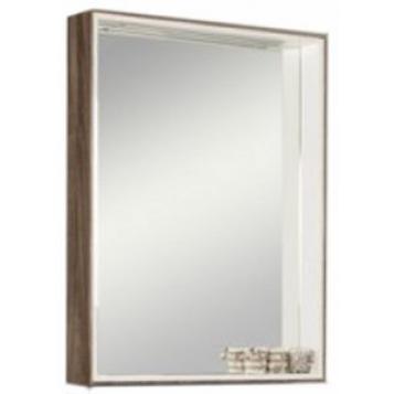 Зеркальный шкаф Акватон Фабиа 65, белый/дуб инканто