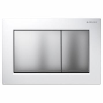 GEBERIT 115.080.KL.1 Omega 30 кнопка белый/хром матовый