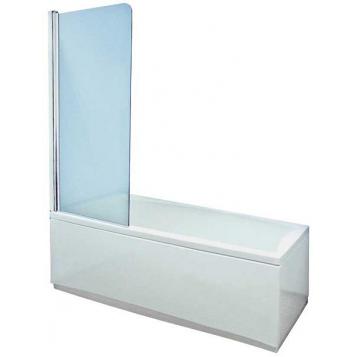 AQUANET AQ6 67x140 L шторка для ванны поворотная, узорчатое стекло, левая